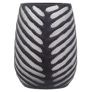 Hessa Large Chevron Cut Vase