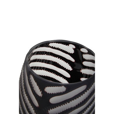 Hessa Large Chevron Cut Vase - Image 6