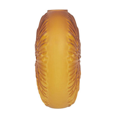 Hadia Amber Glass Vase