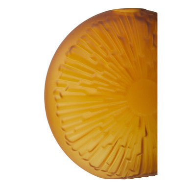 Hadia Amber Glass Vase