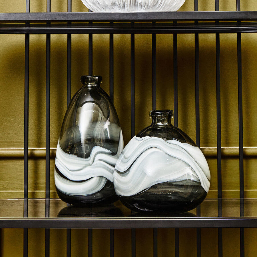 Halla Small Grey Bottle Vase