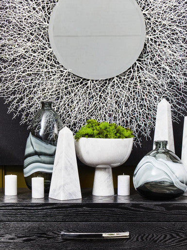 Halla Small Grey Bottle Vase