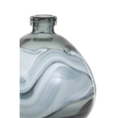 Halla Small Grey Bottle Vase - Image 10