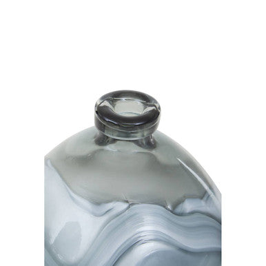 Halla Small Grey Bottle Vase - Image 11