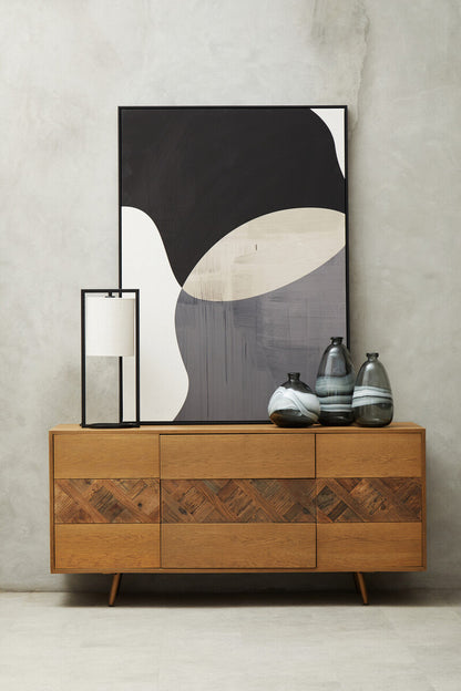 Halla Medium Grey Bottle Vase