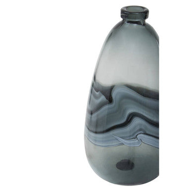 Halla Large Grey Bottle Vase - Image 8
