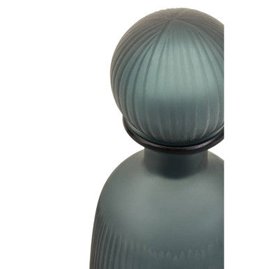 Hira Medium Blue Bottle Vase - Image 7