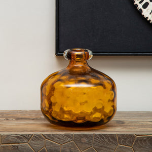 Amber Glass Bottle Vase | Huda