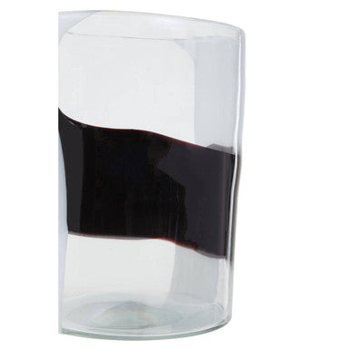 Hania Small Glass Vase with Abstract Pattern - Image 7