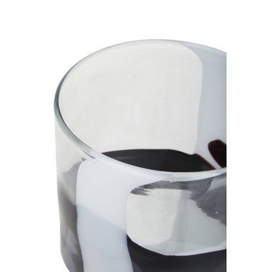 Hania Small Glass Vase with Abstract Pattern - Image 9
