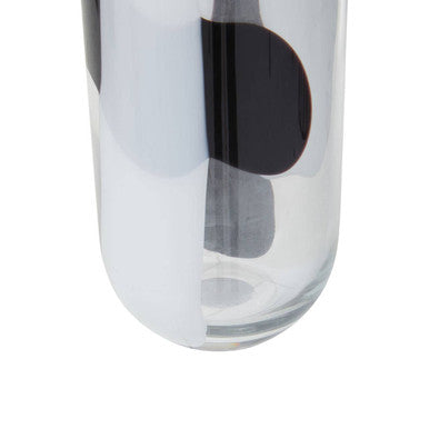 Hania Large Glass Vase with Abstract Pattern - Image 6