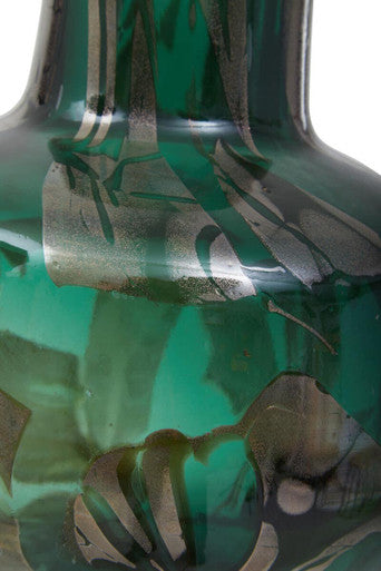Herbie Green and Gold Small Glass Vase - Image 12