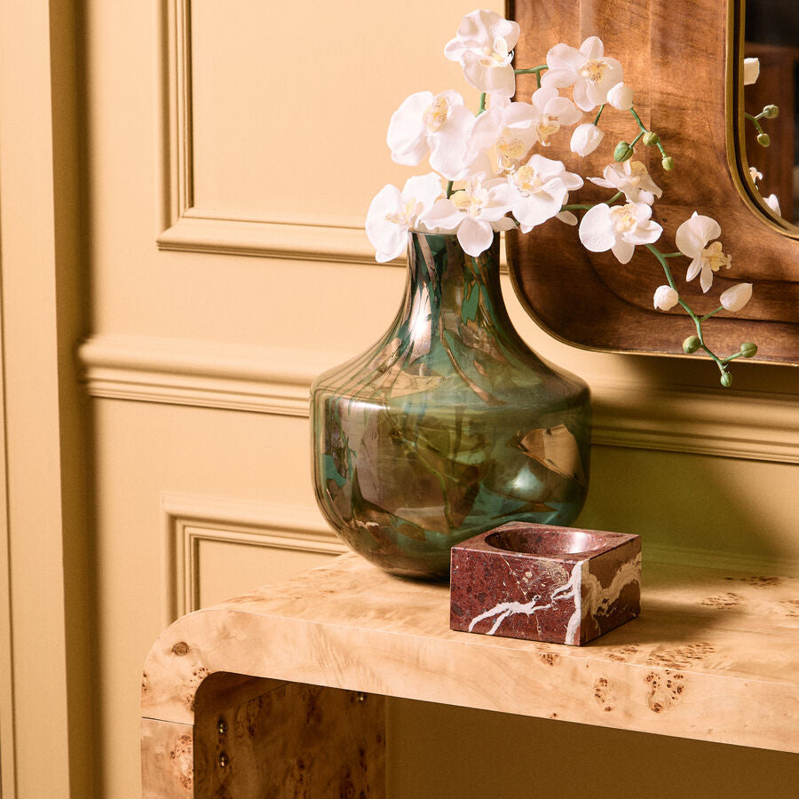 Herbie Green and Gold Large Glass Vase - Image 19