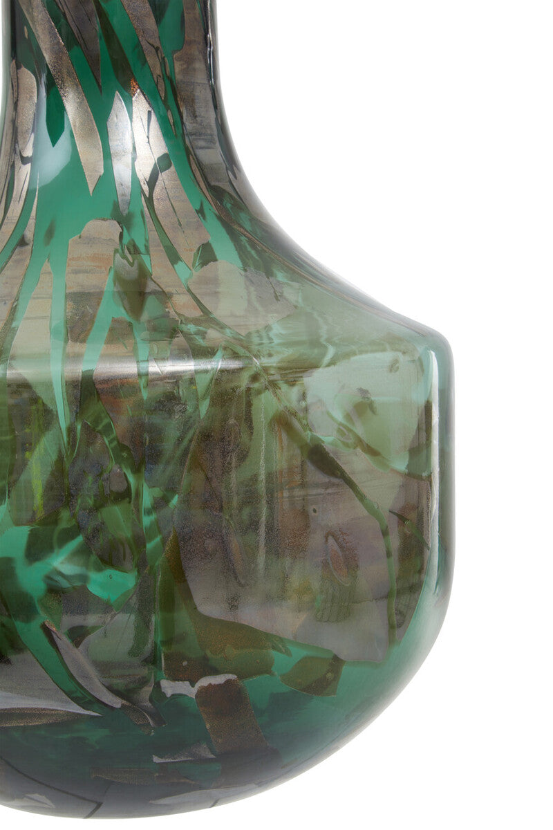 Herbie Green and Gold Large Glass Vase - Image 16