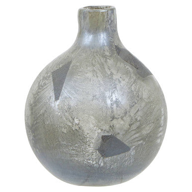 Herbie Small Metallic Effect Bottle Vase