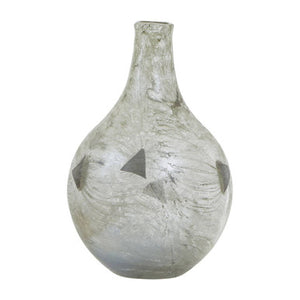 Herbie Medium Metallic Effect Bottle Vase