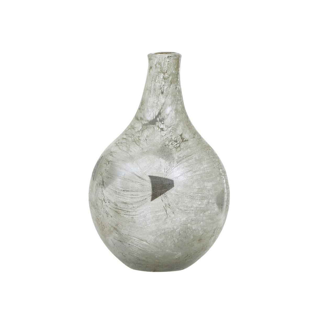 Herbie Medium Metallic Effect Bottle Vase