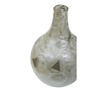 Herbie Medium Metallic Effect Bottle Vase