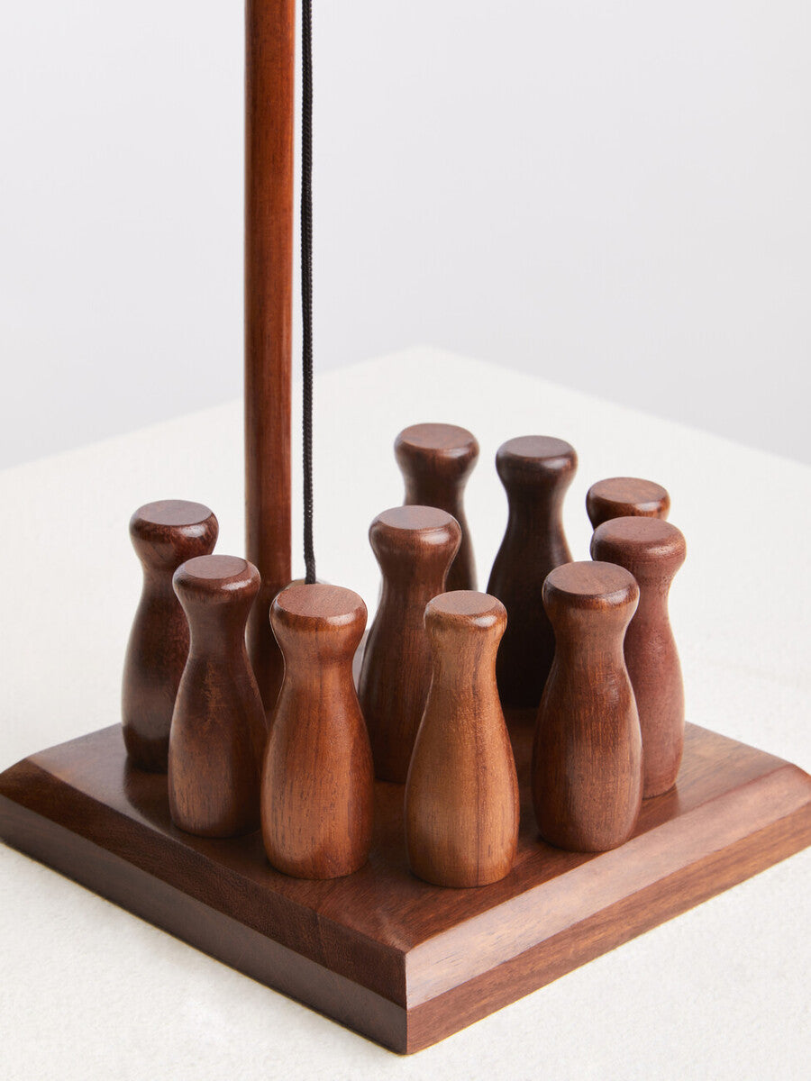 Churchill Games Sheesham Wood Bar Skittle Set - Image 7