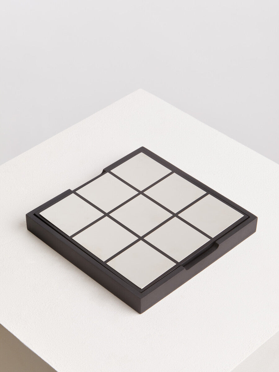 Churchill Games Black and Silver Noughts And Crosses - Image 4
