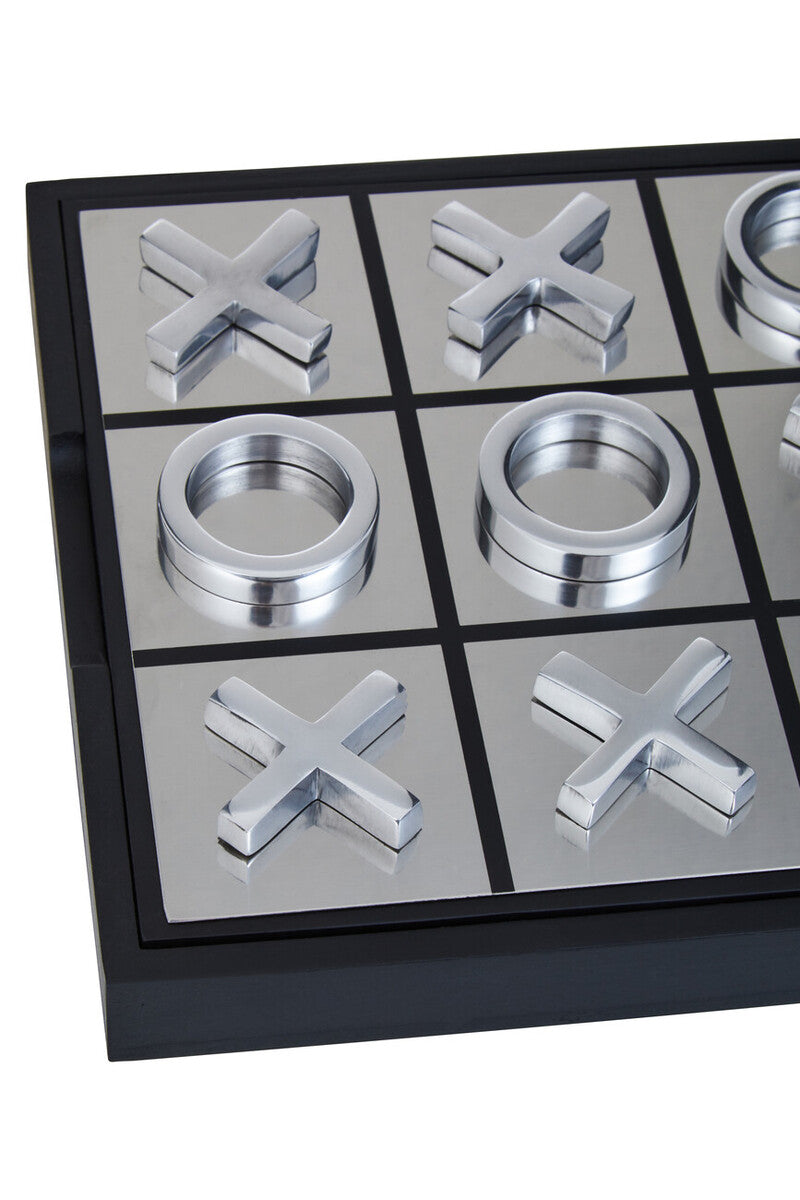 Churchill Games Black and Silver Noughts And Crosses - Image 9