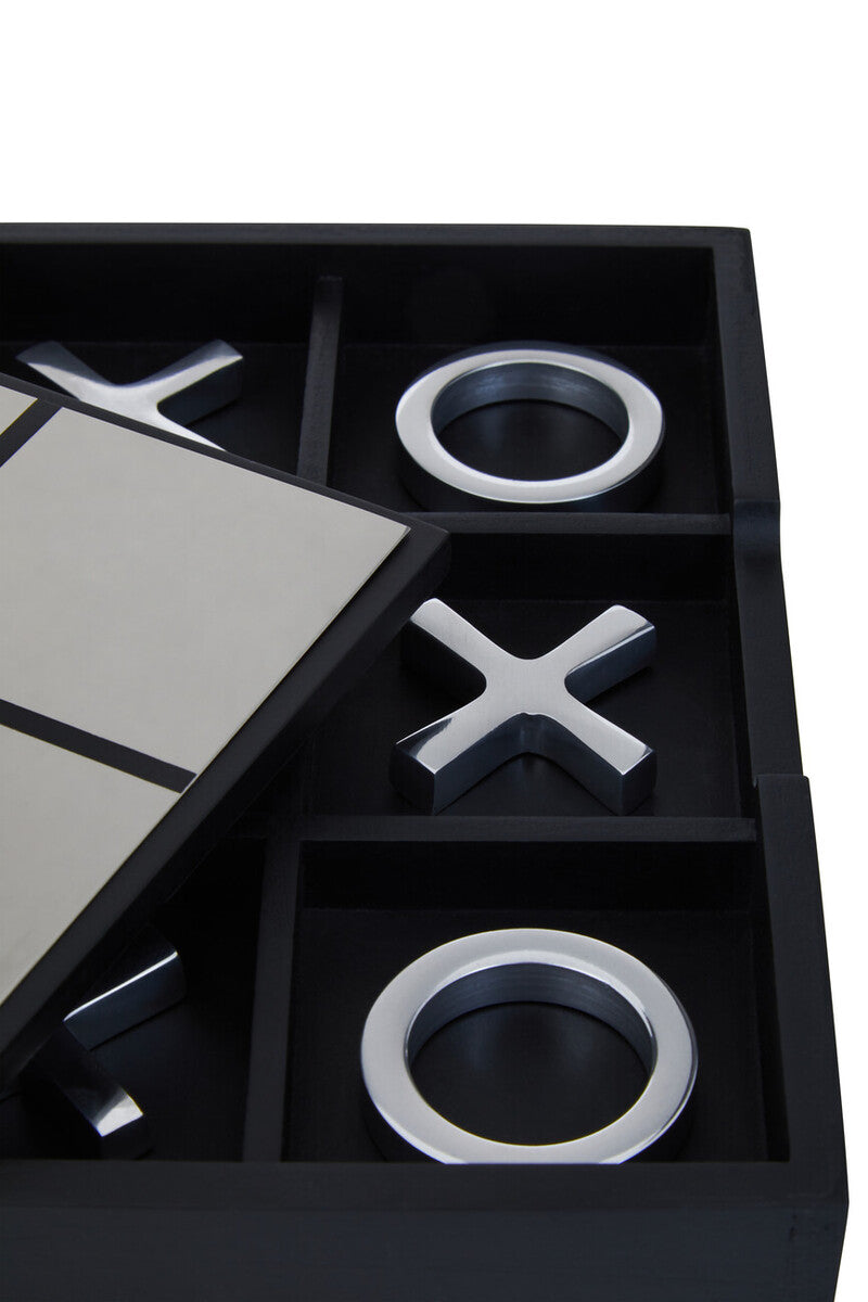 Churchill Games Black and Silver Noughts And Crosses - Image 11