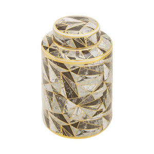 Doria Small Ceramic Jar In Assorted Colours