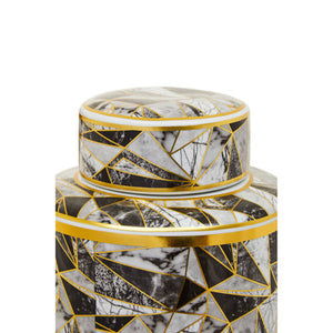 Doria Large Ceramic Jar In Assorted Colours