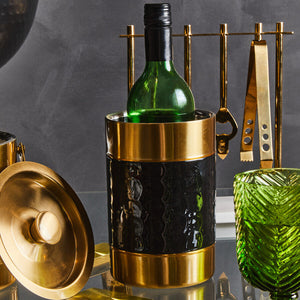 Black Enamel Wine Cooler | Carolina