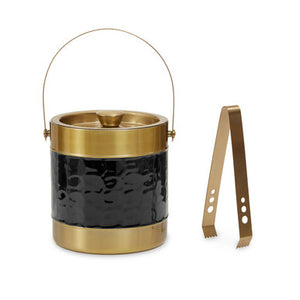 Black Enamel Ice Bucket | Carolina