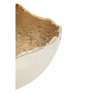 Dion Small Nickel and Gold Finish Bowl - Image 3