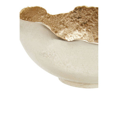 Dion Small Nickel and Gold Finish Bowl - Image 4