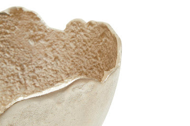 Dion Large Two Toned Silver and Gold Finish Bowl - Image 7