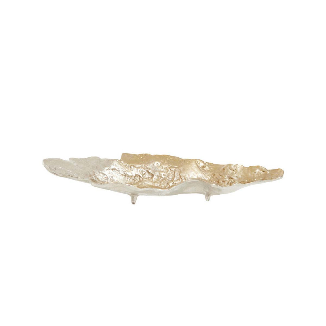 Dion Small Ombre Silver and Gold Finish Dish
