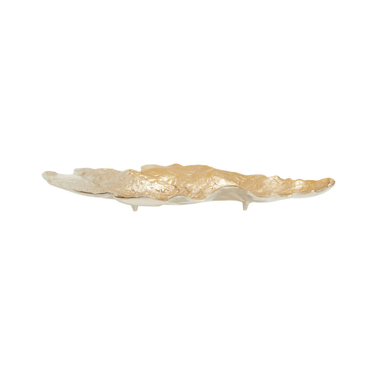 Dion Large Ombre Silver and Gold Finish Dish