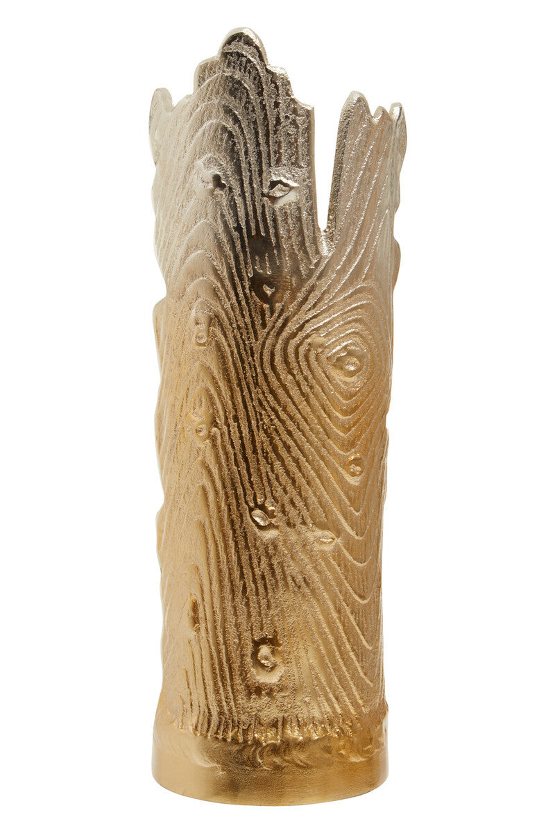 Dion Small Ombre Silver and Gold Finish Candle Holder