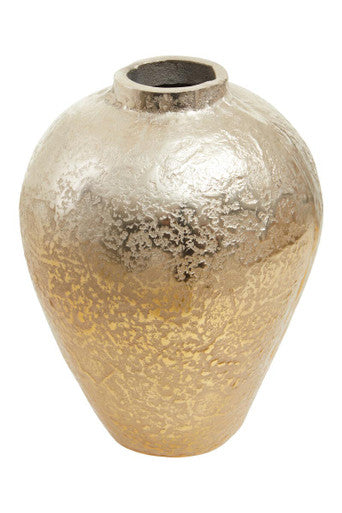 Dion Small Ombre Silver and Gold Finish Vase