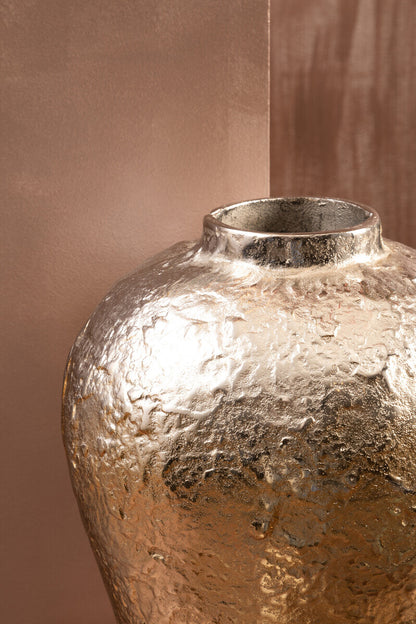 Dion Large Ombre Silver and Gold Finish Vase