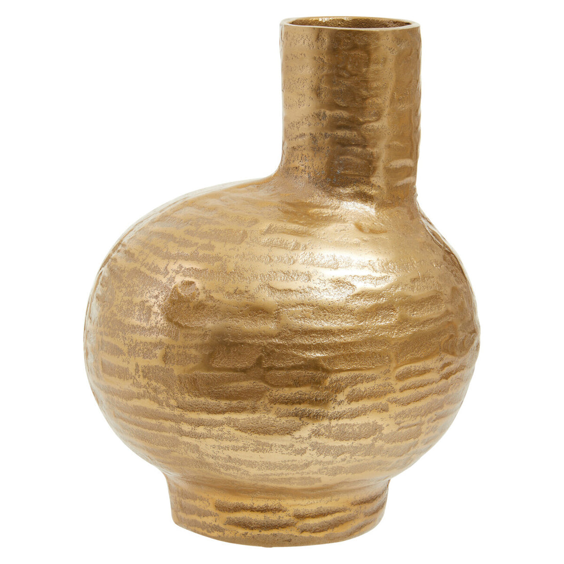 Deomali Small Abstract Gold Finish Vase
