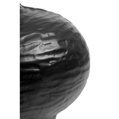 Deomali Large Abstract Black Finish Vase