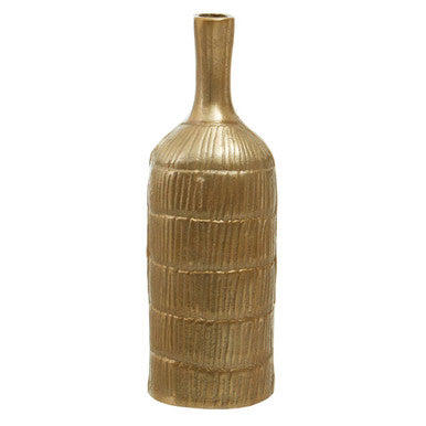 Deomali Small Gold Finish Bottle Vase
