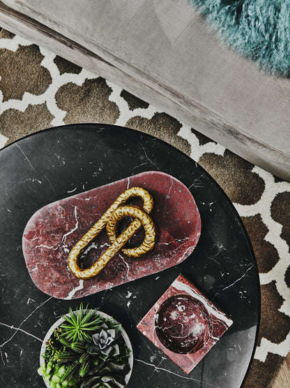 Prato Hammered Gold Chain Sculpture