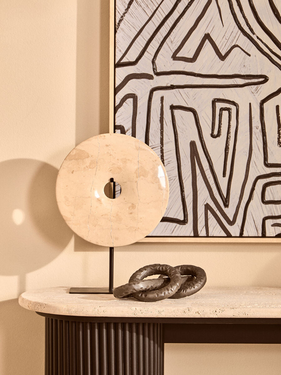 Prato Grey Chain Sculpture