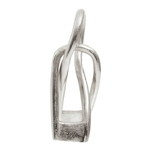 Prato Small Nickel Finish Sculpture