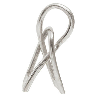 Prato Small Nickel Finish Sculpture