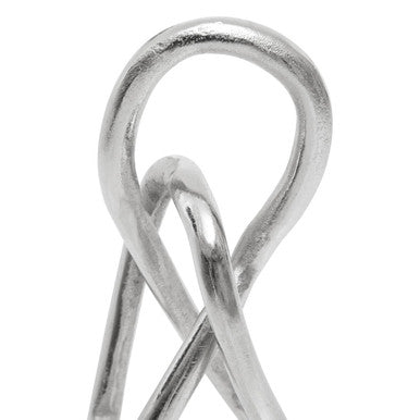 Prato Small Nickel Finish Sculpture - Image 4