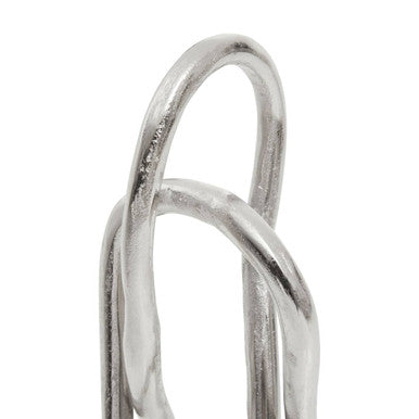 Prato Large Nickel Finish Sculpture - Image 6