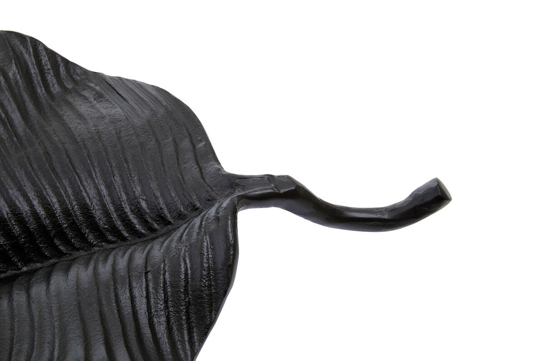 Prato Black Finish Leaf Dish - Image 4