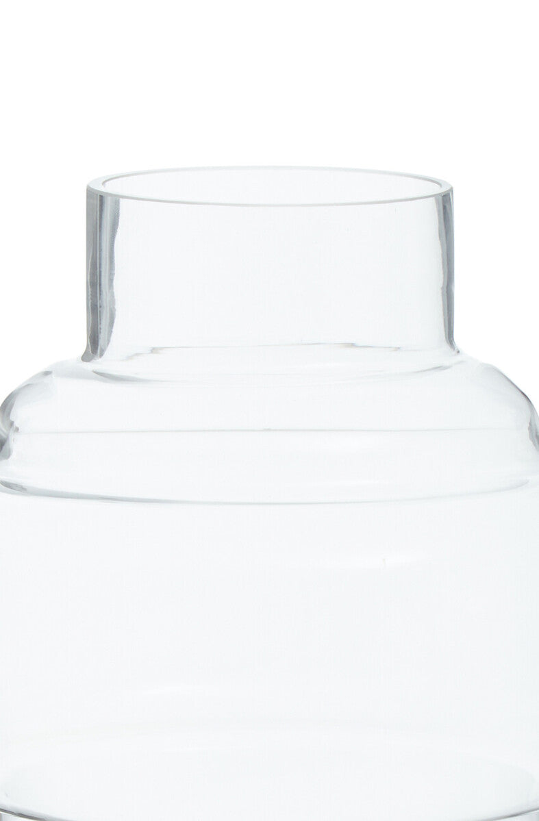 Cayden Stacked Design Large Glass Vase