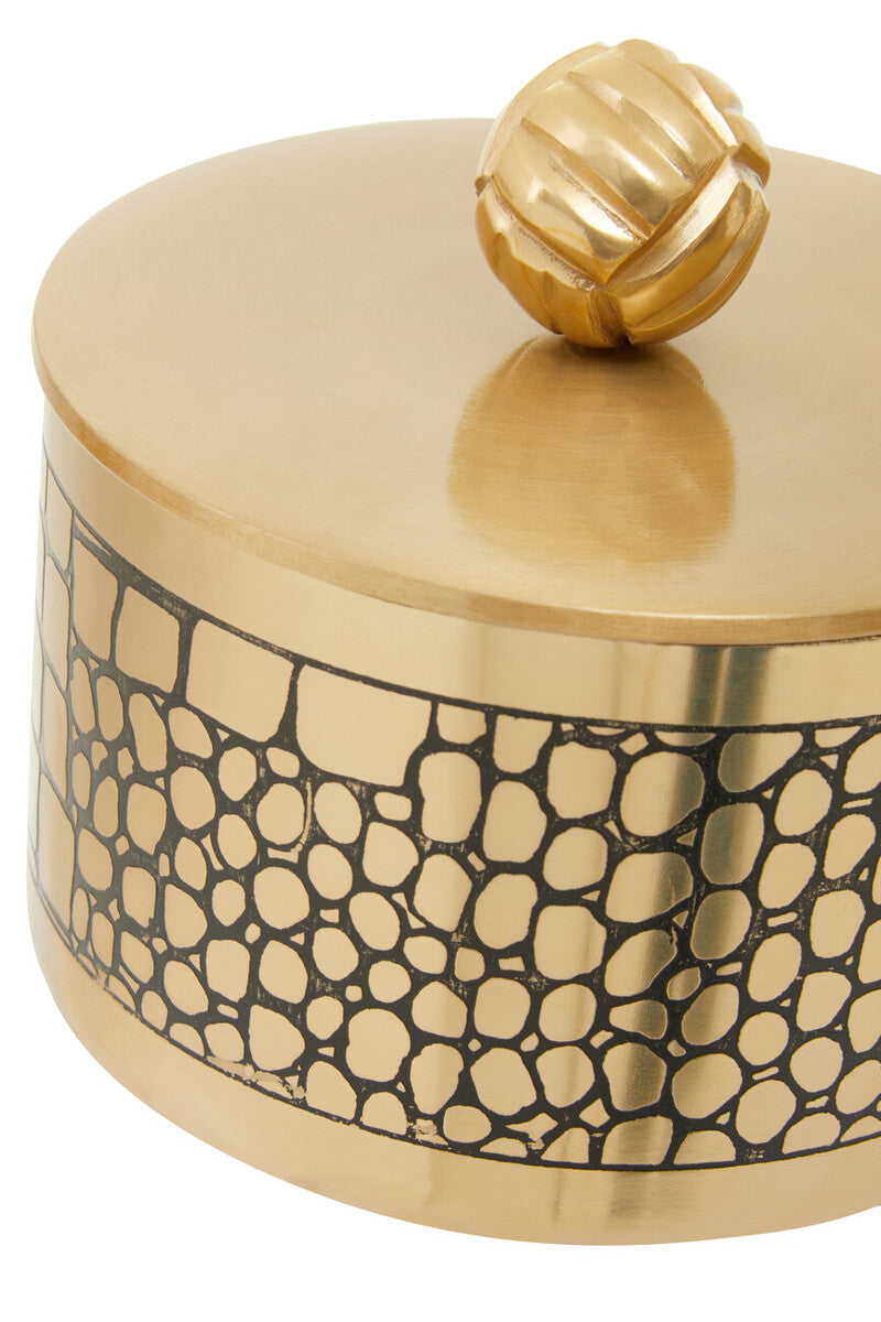Meko Small Crocodile Pattern Trinket Box